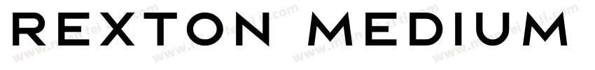 Rexton Medium Medium字体转换